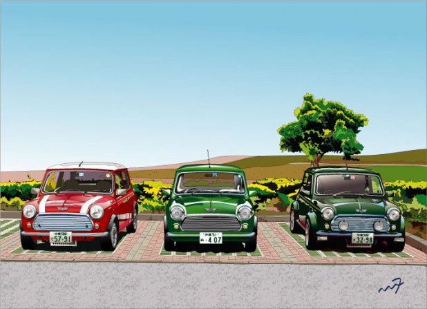 ミニのある風景